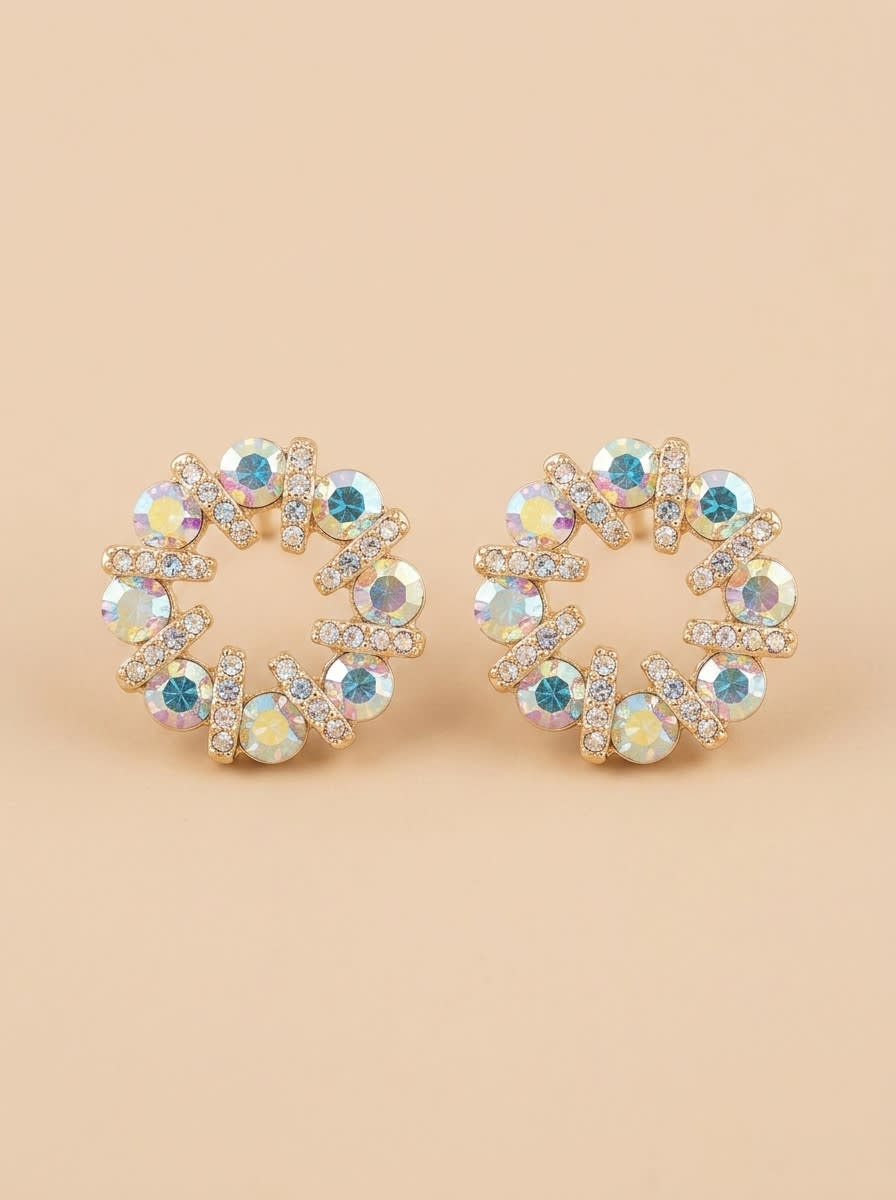 Multicolor Crystal Studs