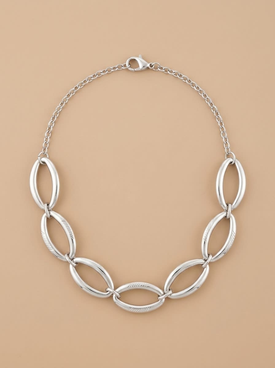 Oval Link Chain Necklace