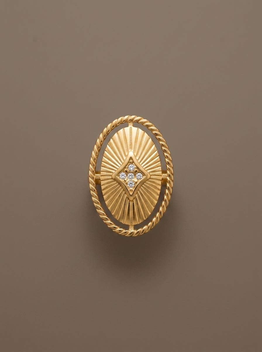 Nova Crest Adjustable Ring - Image 1