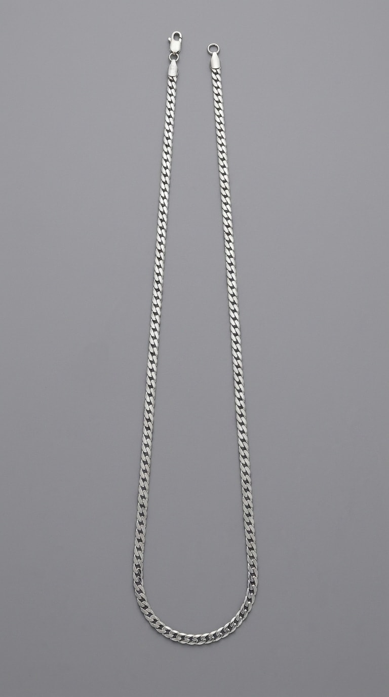 Silver Cuban Link Chain - Image 1