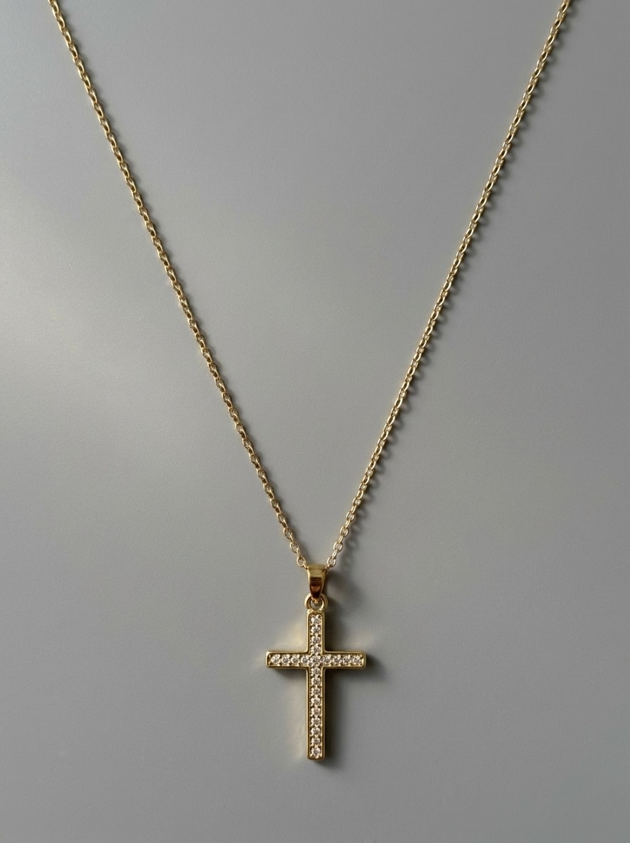 Cross Pendant Necklace - Image 1